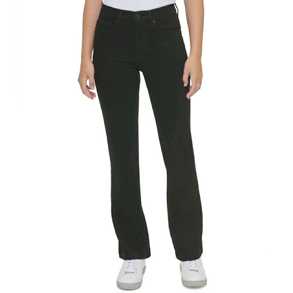 Calvin Klein Jeans Black Coduoroy Bootcut Pants Size 14 - Picture 1 of 9